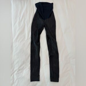 SPANX Maternity Faux Leather Leggings